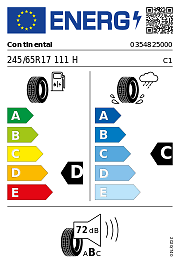 Continental CrossContact ATR FR XL M+S 245/65 R17 111H Sommerreifen - Bild 3 von 3