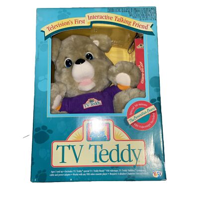 TV Teddy Bear Television's First Interactive Talking Friend VHS