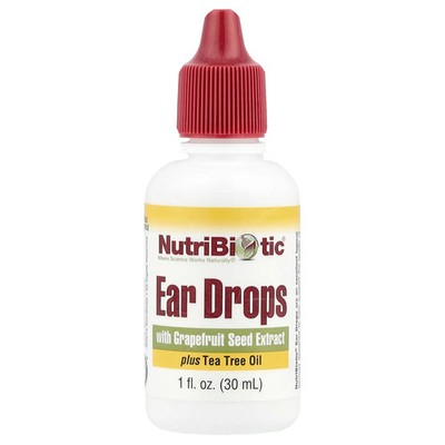 Ear Drops with Grapefruit Seed Extract Plus Tea Tree Oil, 1 fl oz (30 ml)
