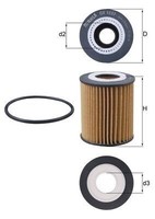 Knecht ÖLfilter OX 1237D FüR CitroËN DS Passend FüR Fiat Ford Opel Peugeot