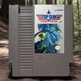 Top Gun The Second Mission Nintendo Entertainment System NES Cart