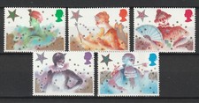 GRANDE BRETAGNE - N° Yvert 1202/1206  Neufs XX  MNH NOEL 1985