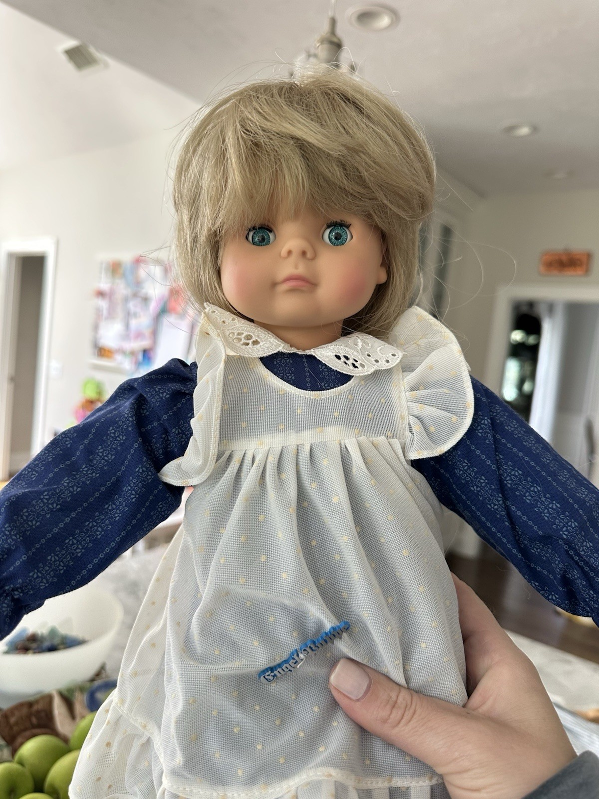 Engel Puppe Doll Grumpy Vintage