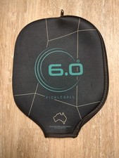 6.0 Zippered Pickleball Paddle Cover/Case Black, CASE ONLY