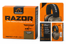 Walker's Razor Low Profile Passive Ear Muffs FDE Freedom Series