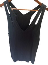 Reformation Women's Sleeveless Black Mini Dress Black Size Small