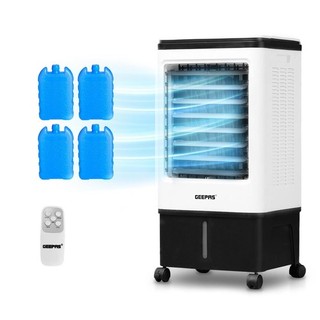 GEEPAS 20L Portable Air Cooler Fan Humidifier Conditioner Remote Timer Home 80W