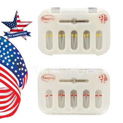 Yabangbang Dental High-intensity Fiber Post Resin Screw Thread Quartz Drills 2C