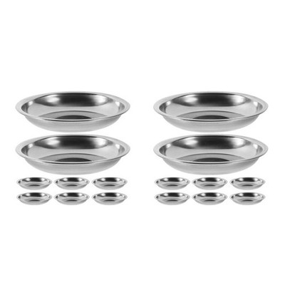 2 Count Dim-sum-sauce-gericht Kleiner Saucenteller Schale Aus Edelstahl