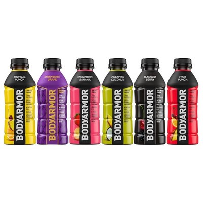 BODYARMOR Sports Drink 6 Flavor Variety Pack, 6 or 12 Bottles, 16oz