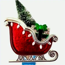 Bath & Body Works SANTA SLEIGH Christmas Tree Wallflower Plug-In Nightlight