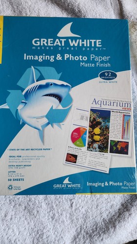 Set Of 3 Great White Matte Photo Paper 8.5 x 11 Art 150 Sheets Total 86015 - Picture 5 of 5
