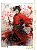 Calvendo Puzzle The Steadfast Samurai | 1000 Pieces, Finished Size 25.2 × 18.9 I