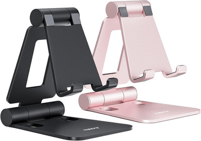 Nulaxy Dual Faltbarer Handy Ständer 2 Stück Verstellbar Handy Halterung Halter F