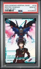 PSA 10 Destiny Gundam UT05-SP-SEC Gundam Arsenal Base Shinn Asuka Card 2024