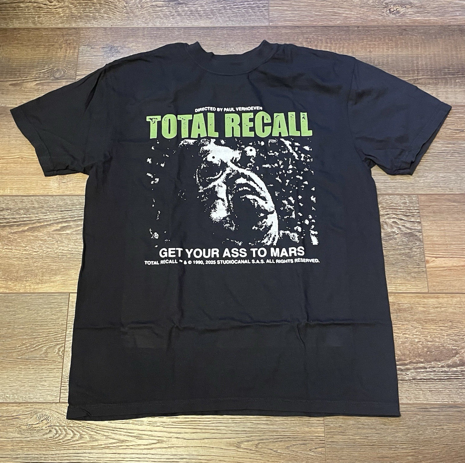 Total Recall 1990 Movie - Graphic Promo Shirt Mens Large Tee