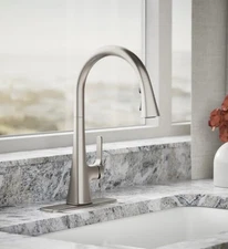 Kohler Guild Pull-down Kitchen Sink Faucet, Three-function Sprayhead