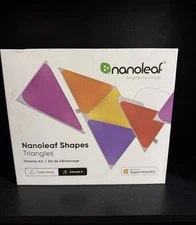 NEW Nanoleaf Shapes 7 TRIANGLES Smarter Kit Light Panels BRAND NEW