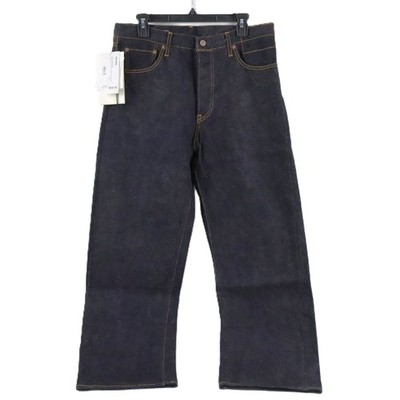 Visvim Social Sculpture 01 Wide Leg Jeans In Overdyed Raw Mud