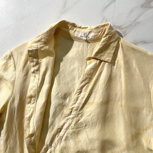 Yohji Yamamoto Long Dress Check Yellow Size 3 From Japan - Picture 18 of 24