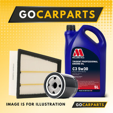 Service Kit For VW Lupo 1.0 Petrol 50bhp 99-05 Oil + Air Filter & 5W-30 5L OIL