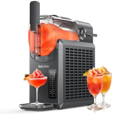 Slushie Machine, No Ice Needed, 68 oz Slushy Machine for Home with Self-Clean...