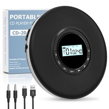 Walkman CD PlayerPortable CD Player for CarPersonal Disman CD Player with Hea...