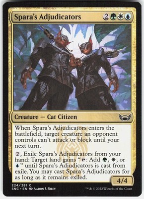 Spara's Adjudicators C Streets of New Capenna 224 LP