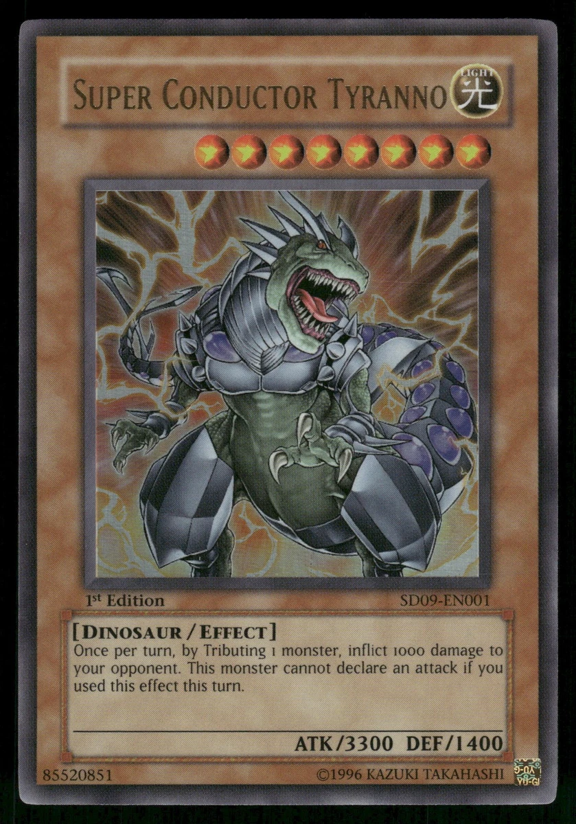 Super Conductor Tyranno SD09-EN001 Structure Deck: Dinosaur's Rage