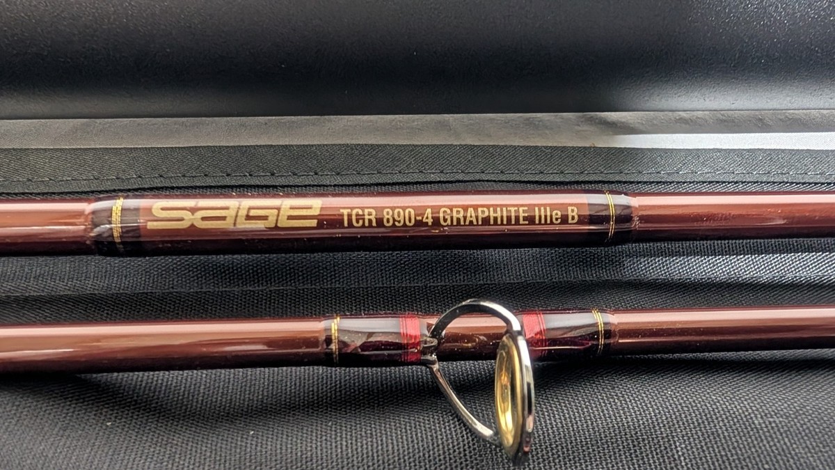 ◆[値下げ！！]フライロッド Sage TCR 890-4◆ Sage TCR 890-4 Graphite IIIe 9' 8wt Fly Rod with Sock and