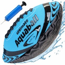 Water Football for Pool, Beach, Lake, Waterproof Pool Toys for Kids - Blue