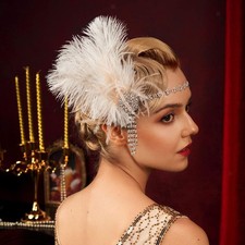 1920S Headpiece Dress up Decoration Hair Band Hair Accessories Headwear for