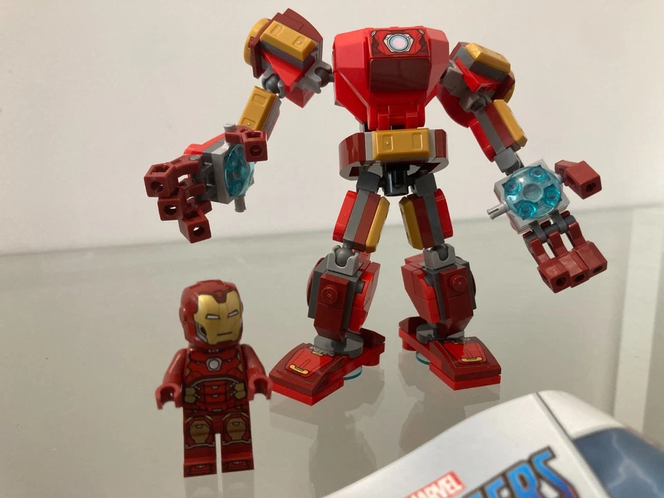 Lego 76140 Iron Man mech armure exo-squelette avec notice Marvel super heroes - Photo 4/4