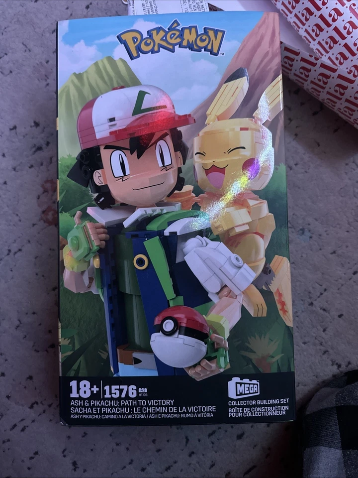 Pokemon Mega Collector Building Set-Ash & Pikachu : Path To Victory. - Image 4 of 4