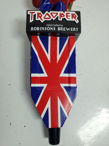 Robinson’s Brewery Trooper Beer Tap Handle - RARE - NEW - Picture 11 of 23