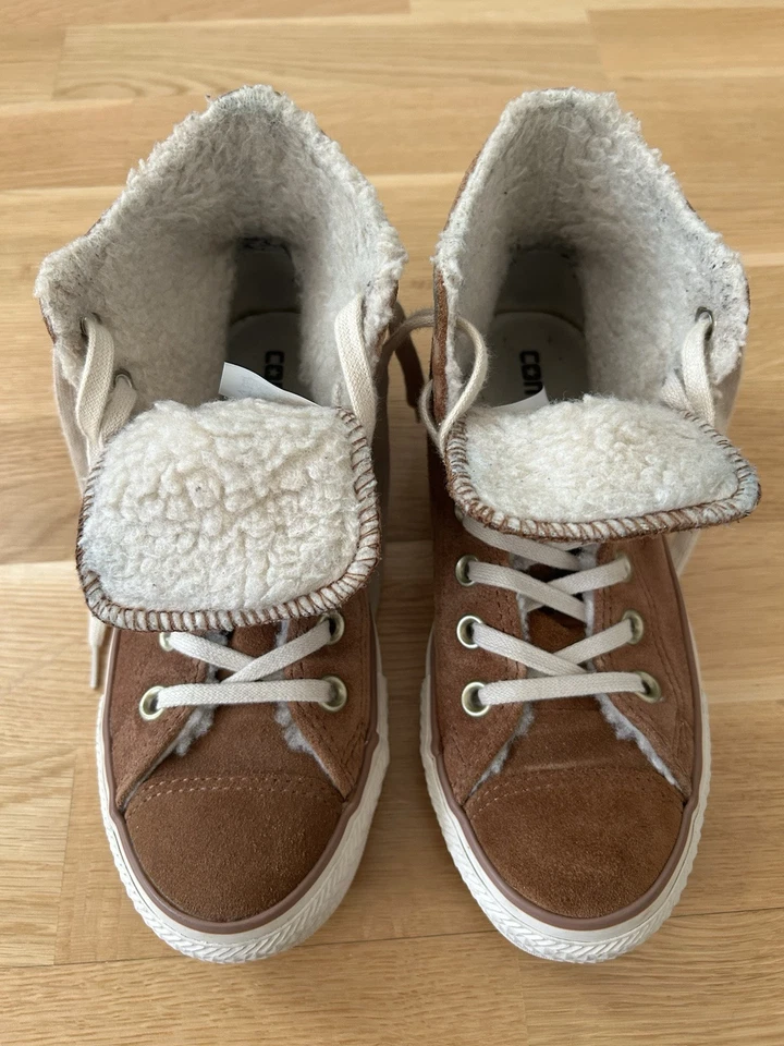 Converse Chucks Taylor All Star Sneaker | Leder gefüttert braun | 36  - Bild 4 von 4