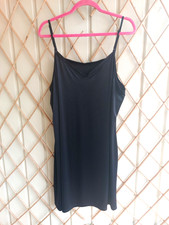 Vanity Fair Full Slip Black Tricot Nylon Spandex 4XL Made in Mexico