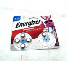 Energizer Size 675 Hearing Aid Batteries Zinc Air 1.4V Pack 8 Long Lasting 2027