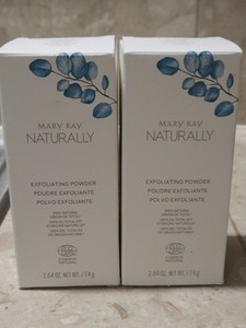 MARY KAY NATURALLY EXFOLIATING POWDER - New in Box - LOT OF 2