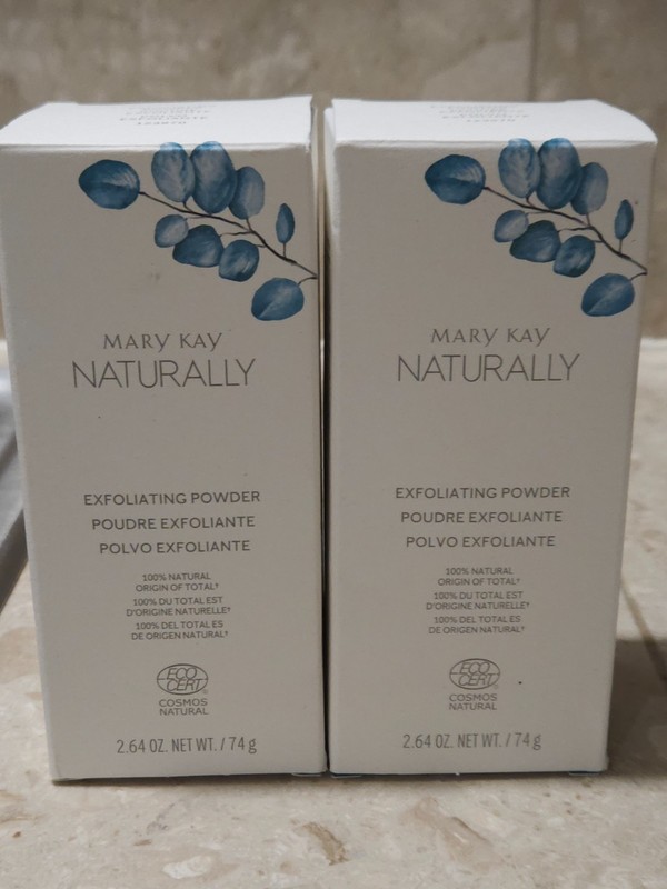 MARY KAY NATURALLY EXFOLIATING POWDER - New in Box - LOT OF 2