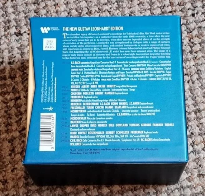 The New GUSTAV LEONHARDT Edition WARNER DAS ALTE WERK 35CD Boxset NM - Image 3 of 4