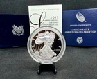 2017-W Proof American Silver Eagle with OGP & COA! 1 Oz .999 Silver