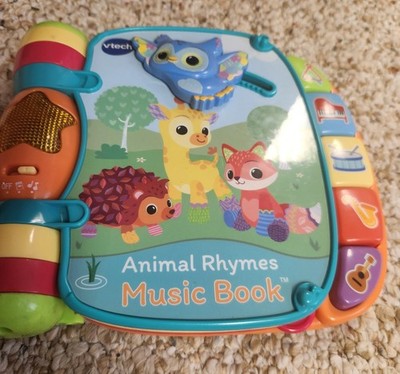 VTech Animal Rhymes Music Book Electronic Learning Toy Ages 18m-3yrs