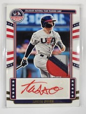 Austin Overn GAME USED RELIC SIGNED Auto #ed 13/24 - 2024 Panini Stars & Stripes