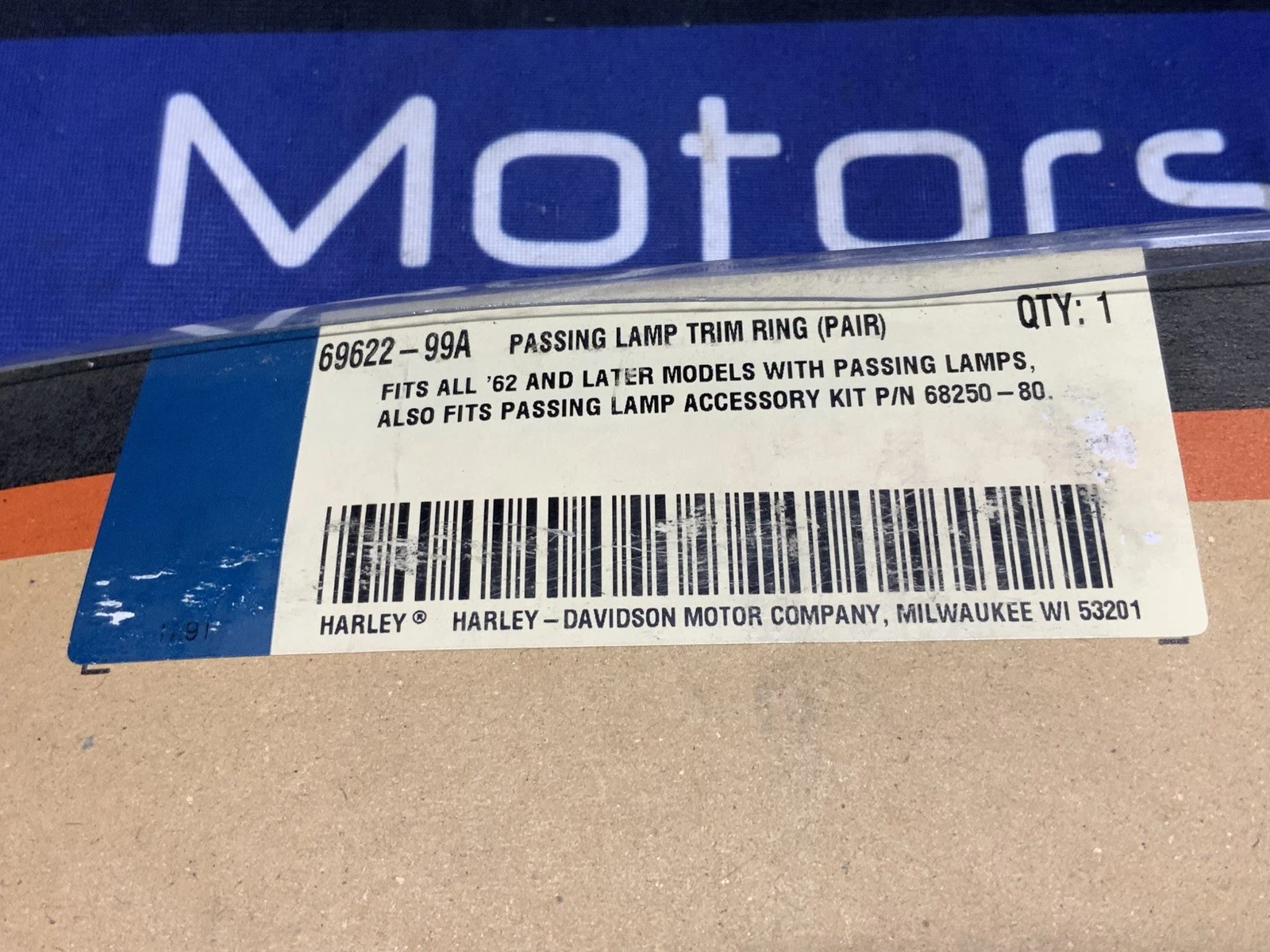 Harley Davidson Passing Lamp Light Rings Several Models OEM 69622-99A