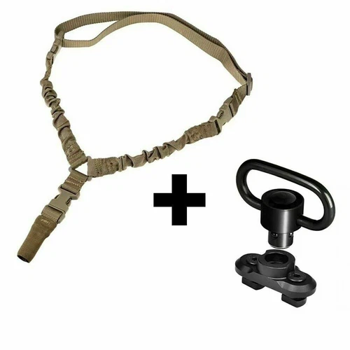 Single Point Gun Rifle Sling Bungee Strap w/ M-LOK Quick Release QD Sling Swivel - Bild 22 von 44