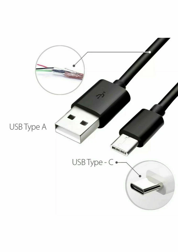 10FT USB C Type-C Fast Charging Data SYNC Charger Cable Cord A13 A53 A32 - Image 3 of 4
