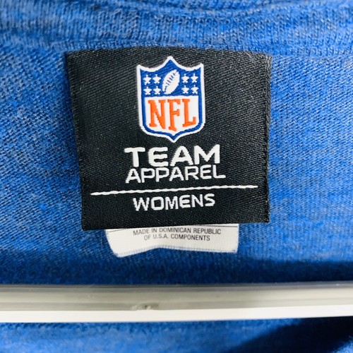 NFL Team Apparel Womens Longsleeve Indianapolis Colts Blue T Shirt S Stretchy - Foto 3 di 5