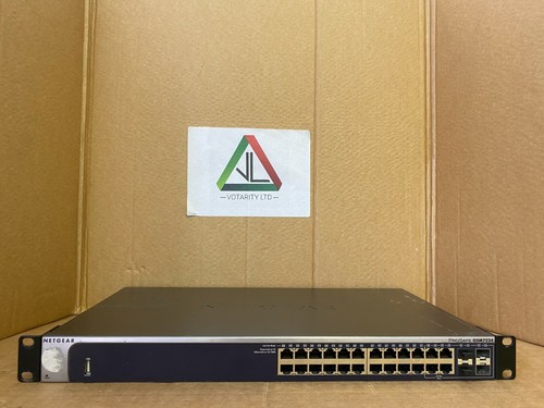 Netgear ProSafe GSM7224 v2 Switch with Brackets Netgear GSM7224 v2 (Inc VAT) - Picture 2 of 7