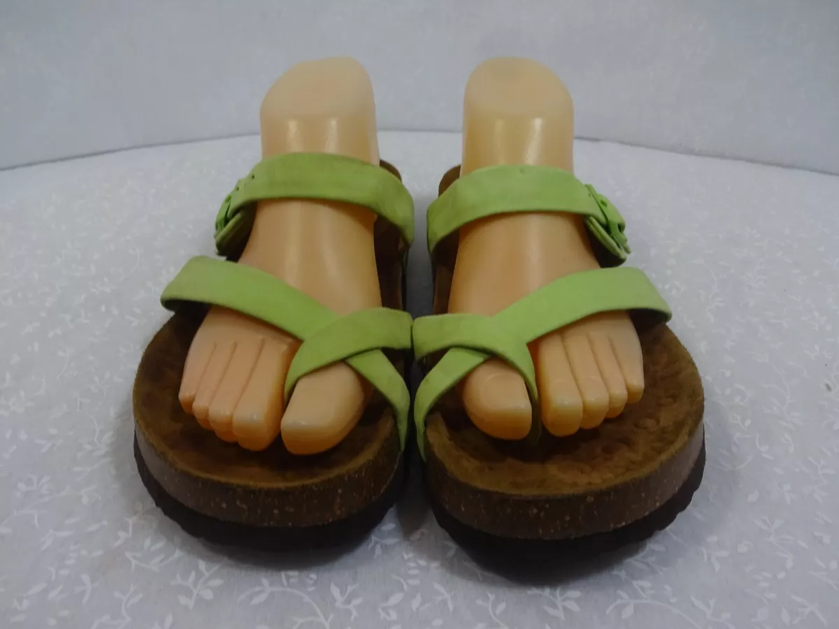 Dexter Reflex Women s Size 9 M Slip On Adjustable Strap Green
